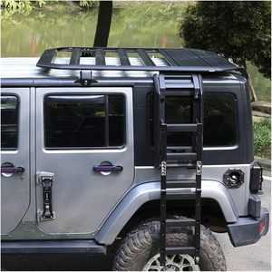 رف سقف للسيارة مع سلم لتخزين الأمتعة لسيارة جيب رانجلر JL 2018+ حامل أمتعة لسقف السيارة - Product Image 6