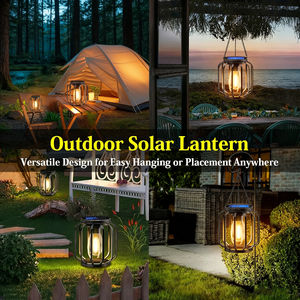 Lámparas Colgantes Solares de 1000LM, Resistentes al Agua IP65, Metálicas, Vintage, Decorativas, con Luces LED para Jardín y Patio, en Oferta - Product Image 6