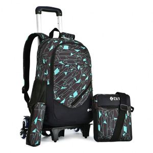 BSCI New Design Travel Trolley Business Rolling <b>Backpack</b> with <b>Wheels</b> for Outdoor with Large Capacity - Product Image 2