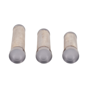 Set di Portacandele Cilindrici Moderni in Legno di Mango con Base in Metallo per Decorazione Casa e Centrotavola - Product Image 5