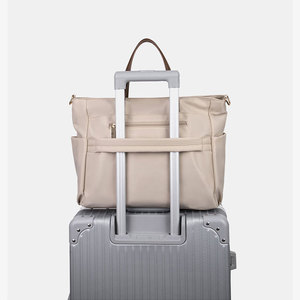 Large Capacity <strong>Women</strong> <strong>Laptop</strong> Briefcase Lady Computer <strong>Tote</strong> Bag Sling Shoulder Crossbody <strong>Laptop</strong> Bag with Trolley Sleeve - Product Image 5