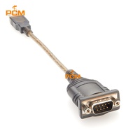 Cable Serial RS232 USB a DB9 con Chip FTDI FT232RL Compatible con UC232R-10 USB-DB9 10cm RS232