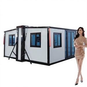 บ้านสำเร็จรูปคอนเทนเนอร์พับได้ขนาด 20 ฟุต 1 ห้องนอน พร้อมแผงแซนวิช สำหรับใช้ในโรงแรม - Product Image 1