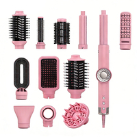 Ensemble de coiffure 12 en 1 avec moteur BLDC, brosse soufflante et peigne tout-en-un pour des résultats professionnels en salon