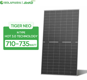 Paneles Solares Jinko Neo Tipo N 66HL5BDV de Media Celda 700w 705w 710w 715w 720w 735w Monocristalinos de Doble Vidrio Bifacial - Product Image 2