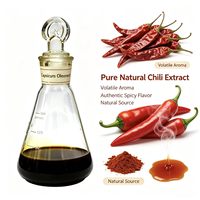 Extrait liquide d'herbes de capsaïcine naturelle pure avec composés aromatiques volatils pour un profil de saveur épicé authentique en emballage fût