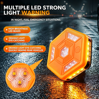 Feux de signalisation LED super lumineux, rechargeables, à fixation magnétique, étanches, balise d'urgence