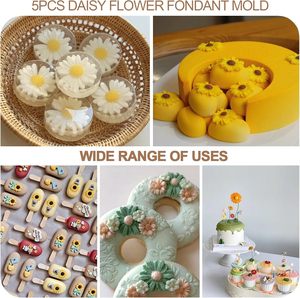 Kitchen <b>Baking</b> Tools Flowers Fondant Cake Decorating Tools Molde De <b>Silicone</b> - Product Image 5