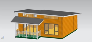 Bungalow <span class=keywords><strong>de</strong></span> Madera con Balcón, Cabaña <span class=keywords><strong>de</strong></span> Madera Prefabricada Personalizada para Hotel o Resort, Casa <span class=keywords><strong>de</strong></span> Madera Prefabricada para Hotel Vacacional - Product Image 5