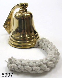 Campana Náutica de Latón para Lado de Barco, Artesanía de Metal Antigua, Campanas Náuticas de Latón, Campana Decorativa de Metal para Montar en la Pared - Product Image 2