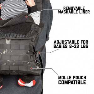 Échantillon gratuit Porte-bébé pour homme Porte-bébé tactique Porte-bébé portable - Product Image 2