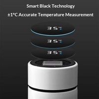 Mug thermique intelligent à contrôle de température, en acier inoxydable 304, portable, avec affichage LED, isolation 6-12 heures, résistant aux chutes, à boire directement