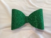 Ensemble de nœuds à paillettes Kelly Green de 7 pouces nœud de cheveux d'usine personnalisé pour fille Cheer <span class=keywords><strong>Boutique</strong></span> techniques imprimées pour pom-pom girl - Product Image 4