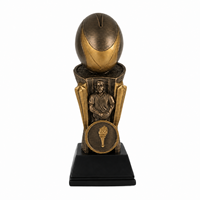Copa de Trofeo de Rugby Weivista con Adhesivo de Logotipo Personalizado para Premios de Liga