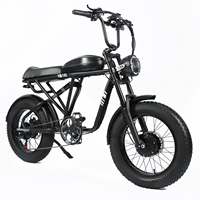 Vélo électrique tout-terrain 48V 250W 15AH longue portée 7 vitesses mini léger avec frein à disque et double suspension