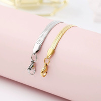 Bracelet en acier inoxydable simple à la mode pour femmes, accessoires de pendentif d'amour, vente chaude