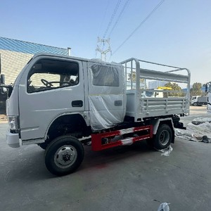 รถบรรทุกบรรทุกสินค้าแบบมีรั้วสูง 2 แถว ขับเคลื่อน 4x2 ขนาด 3 ตัน รุ่น CLW พร้อมผนังด้านข้างสำหรับบรรทุกตู้คอนเทนเนอร์ - Product Image 1