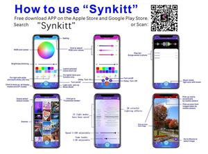 DJ Video Đèn TL-130Pro Thông Minh Ứng Dụng Điều Khiển 4800MAh Pin RGB + W LED Pixel Ống Đèn Thanh Đứng Đảng Sự Kiện - Product Image 6