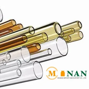 Gmp Certified Pharmaceutical Neutral Clear And Amber Glass Tubes