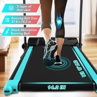 Tapis roulant miniature JT105C, nouveau design, électrique, pliable et portable, avec écran LCD