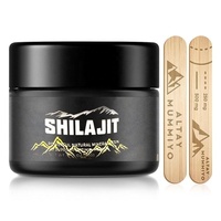 Produits les plus vendus Résine de Shilajit pure de l'Himalaya Améliorant l'énergie et le soutien immunitaire 30g/50g Pommade