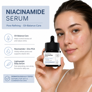 Suero de Niacinamida de Marca Privada, Hidratación Profunda, Control de Grasa, Refina la Apariencia de los Poros, Mejora la Textura Irregular, Ligero y Luminoso - Product Image 5