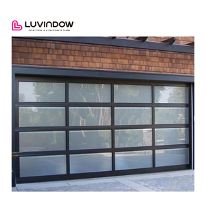 Portes de Garage résidentielles du projet Texas de Luvindow pour les portes de garage en verre feuilleté à faible entretien avec télécommande - Product Image 3