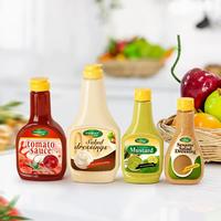 Botol Remas katup silikon Premium 300g 500g, untuk Madu Jam saus tebal, wadah hewan peliharaan lapisan tebal dapat diisi ulang