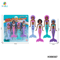 Populaire piscine natation magique marron sirène poupée piscine plongée jouets été sous-marin plongée jouets pour enfants jeu d'eau natation jouets