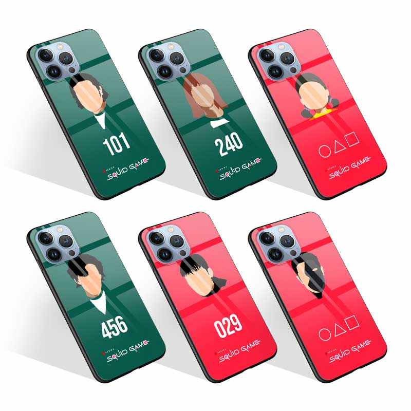 Capa para celular iphone 13 12 11 pro max, 2021 de alta qualidade e preço barato da série de tv lula solider para iphone 13 12 11 pro max capa traseira de vidro