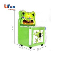 Machine de jeu à monnayeur LiFang Factory pour enfants, jeu de frappe de grenouille à marteau, pour aire de jeux intérieure et salle d'arcade, en métal