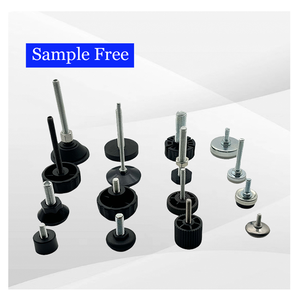 Patas de Sofá Ajustables de Plástico Negro Contemporáneo de Alta Calidad, Patas de Muebles para Sofá, Uso en Sala de Estar - Product Image 2