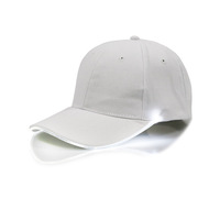 Venta al por mayor gorras de béisbol LED de 6 paneles personalizadas con su propio logotipo sombreros de iluminación gorras de béisbol LED iluminación al aire libre gorra de béisbol