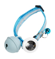 Collier de suivi de chat GPS léger Navigateur GPS Étanche IP67 180 jours d'autonomie de la batterie Suivi en temps réel Geofencing Silicone