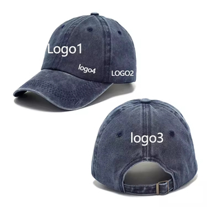 Casquette de baseball personnalisée brodée en coton recyclé lavé, 6 panneaux, légère, respirante, réglable, style Dad Hat, unisexe - Product Image 4