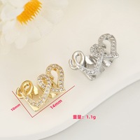Grilles dentaires Hip Hop en cuivre à double cœur micro-incrustées de zircon, personnalisées et tendance, pour la décoration dentaire en gros