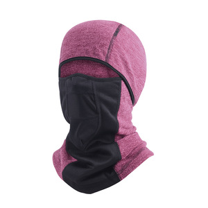 Skiing Outdoor Cycling Face Mask Windproof Cold Proof Waterproof Headgear Warm Fleece Breathable Hat Unisex Adult - Product Image 1
