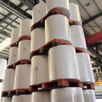 Meistverkaufte 160mm 400mm Vliesstoffrollen SSS/SSSS Hydrophiles Rohmaterial Vliesstoff Spunbond PP Vlies