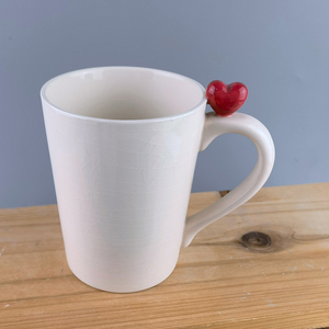 Tasse à eau <span class=keywords><strong>Cupidon</strong></span> Saint Valentin tasses Rouge amour poignée tasse à café Céramique en forme de coeur paire tasse couple - Product Image 6