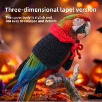Cape de vampire festive pour chien et chat, tricotée à la main, pour Halloween, accessoires vestimentaires pour petits chiots, lot en gros, ensemble SEO