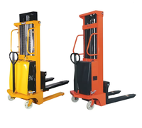 Chariot élévateur portable Worui 1,5 tonne CE, batterie au plomb-acide 12V/120AH, fonctionnement manuel hydraulique, modèle ETS, intérieur/extérieur