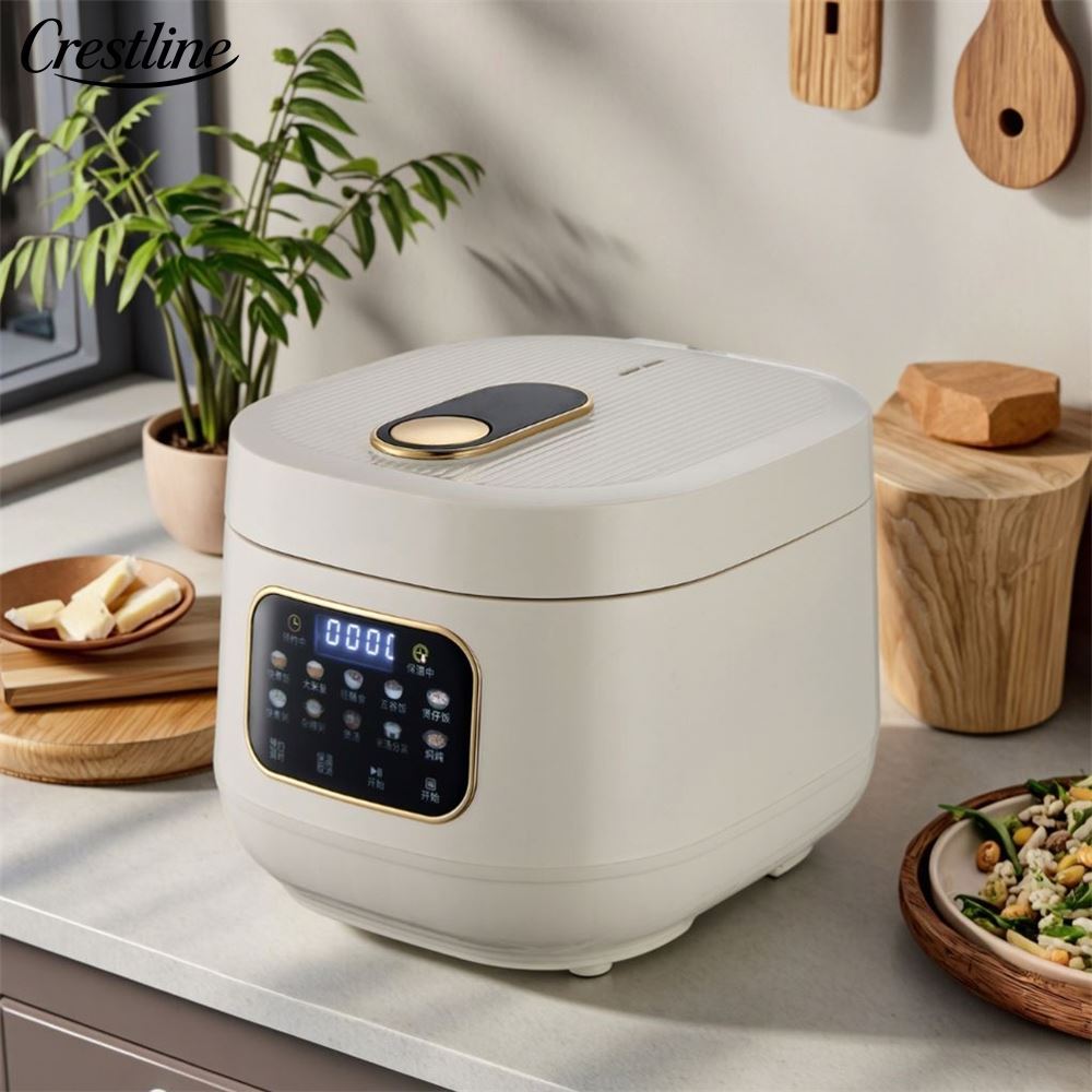 Professional Portable 3L Smart Electric Rice Cooker Touch Screen New Design Multi-Functional for Home Use Inner Pot