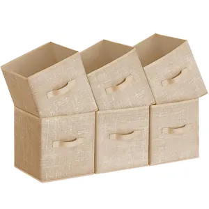 2024 Hot Sale Fabric Cubes Storage Closet Organizer Bins Wholesale Custom