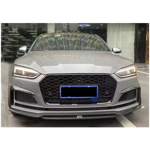 Splitter per Spoiler paraurti anteriore per Audi <span class=keywords><strong>A5</strong></span> Sline S5 B9 <span class=keywords><strong>Sportback</strong></span> 2017-2019 - Product Image 4