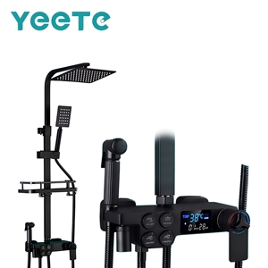 Tente de sauna vapeur portable YEETE avec cadre en laiton, spa à domicile, générateur de vapeur haute capacité 3L, boîte de sauna détox corps entier, télécommande murale - Product Image 1