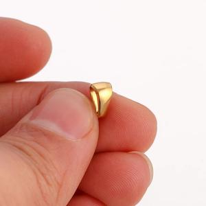 18K Or PVD Plaqué Acier Inoxydable Pendentifs Fermoirs <span class=keywords><strong>Melon</strong></span> Graines Boucle Charme Bail pour DIY Collier Bracelets Bijoux Résultats - Product Image 4