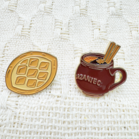 Chine 2025 thème animal personnalisé forme ronde Logo plaqué or doux émail broches métal artisanat Badge Maker Fabricants
