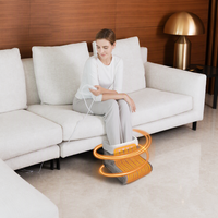 Chauffe-pieds électrique portable en flanelle polaire lavable, best-seller, avec protection contre la surchauffe, pour hôtel et usage domestique en hiver