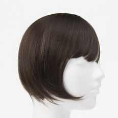 Frangia per capelli marrone naturale per acconciatura da fratelli - Product Image 1