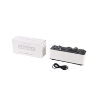 Diffuseur d'arômes en gros à flamme volcanique simulée A20, humidificateur à double pulvérisation USB à brume froide, diffuseur d'huiles essentielles avec télécommande
